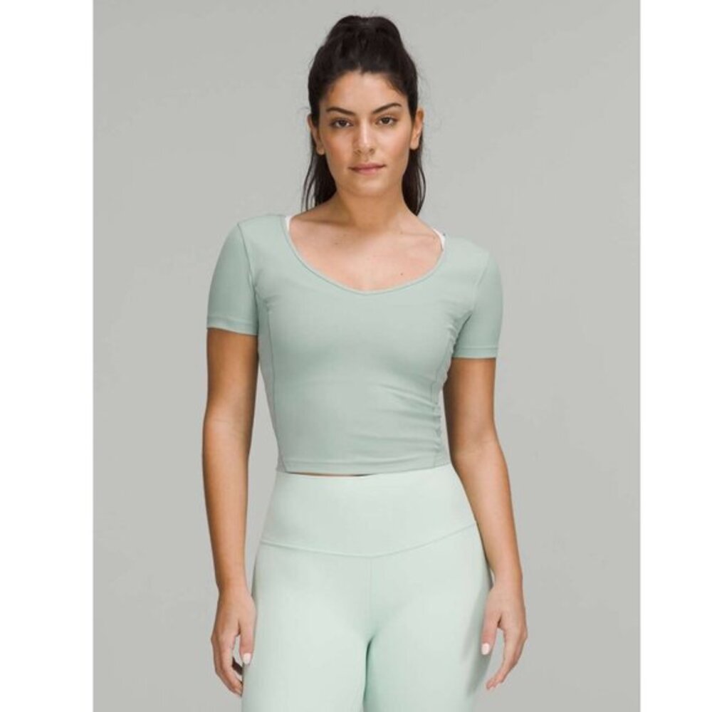 Lululemon Align T-Shirt Silver Blue 8